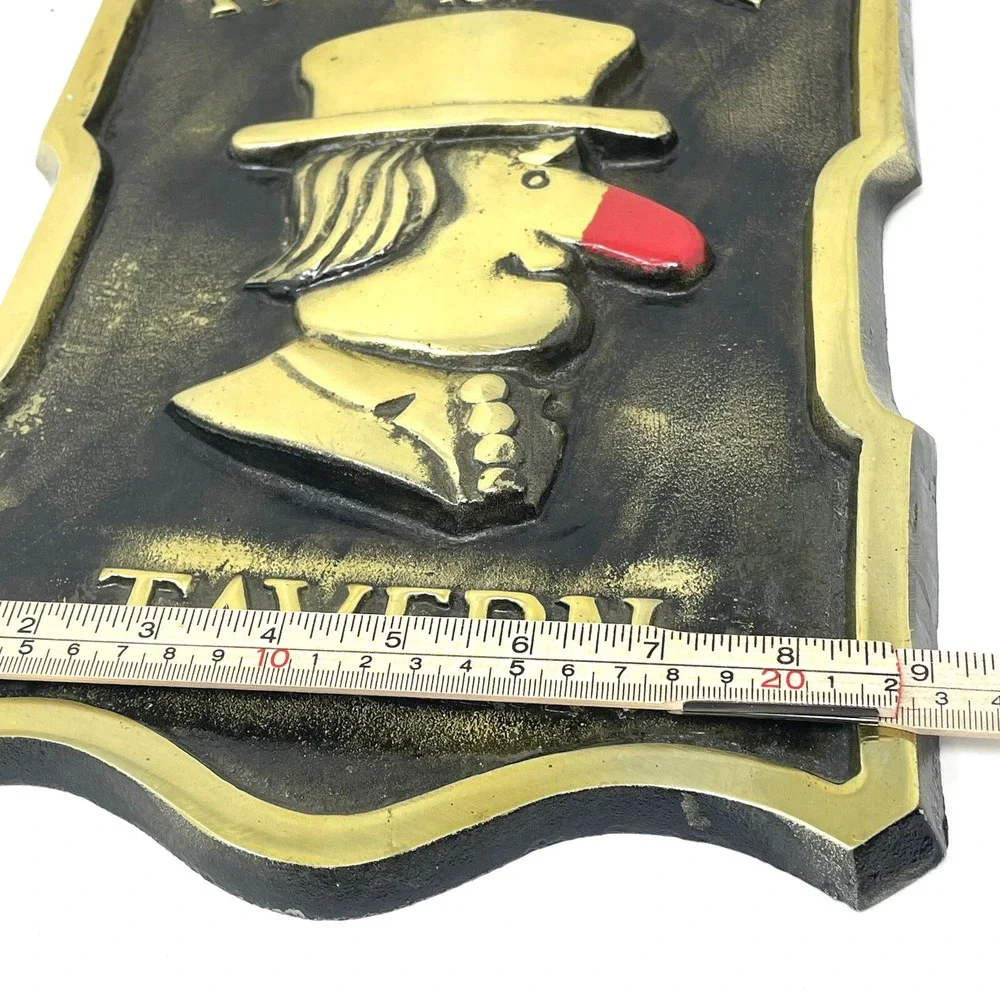Vintage 60s Bar Metal Sign 